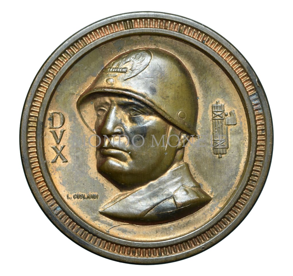 Mussolini 1883 - 1945 Dux Guslandi Medaglie E Gettoni