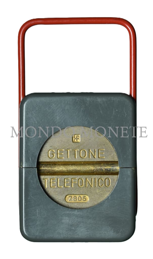 Portachiavi Con 1 Gettoni Telefonico Medaglie E Gettoni