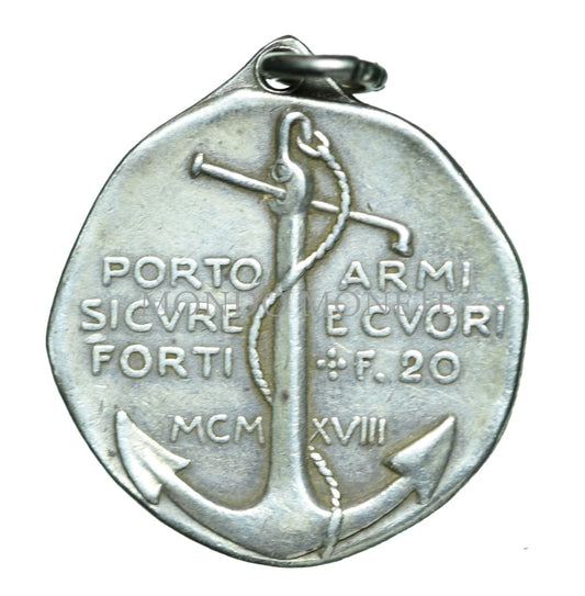 Porto Armi Sicvre E Cvori Forti F. 20 Mcmxviii Medaglie E Gettoni