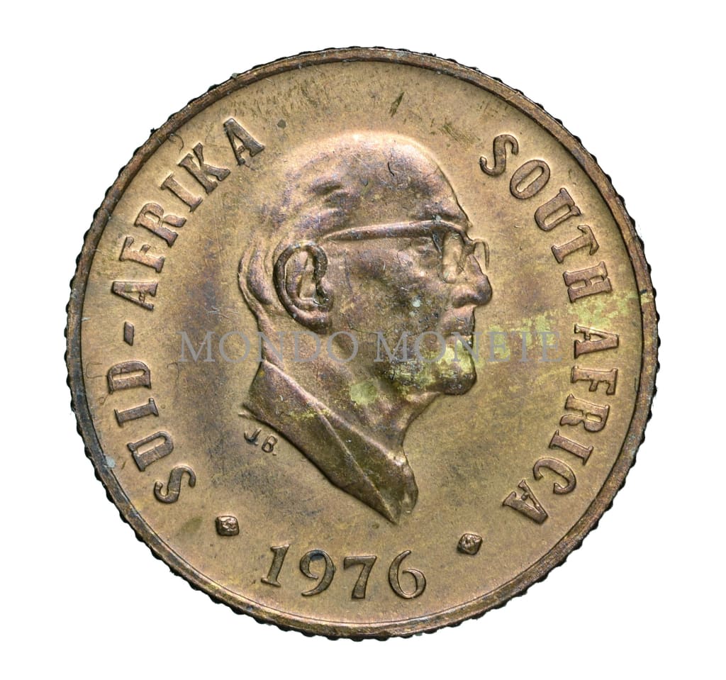 President Fouche 1 Cent 1976 Monete Da Collezione