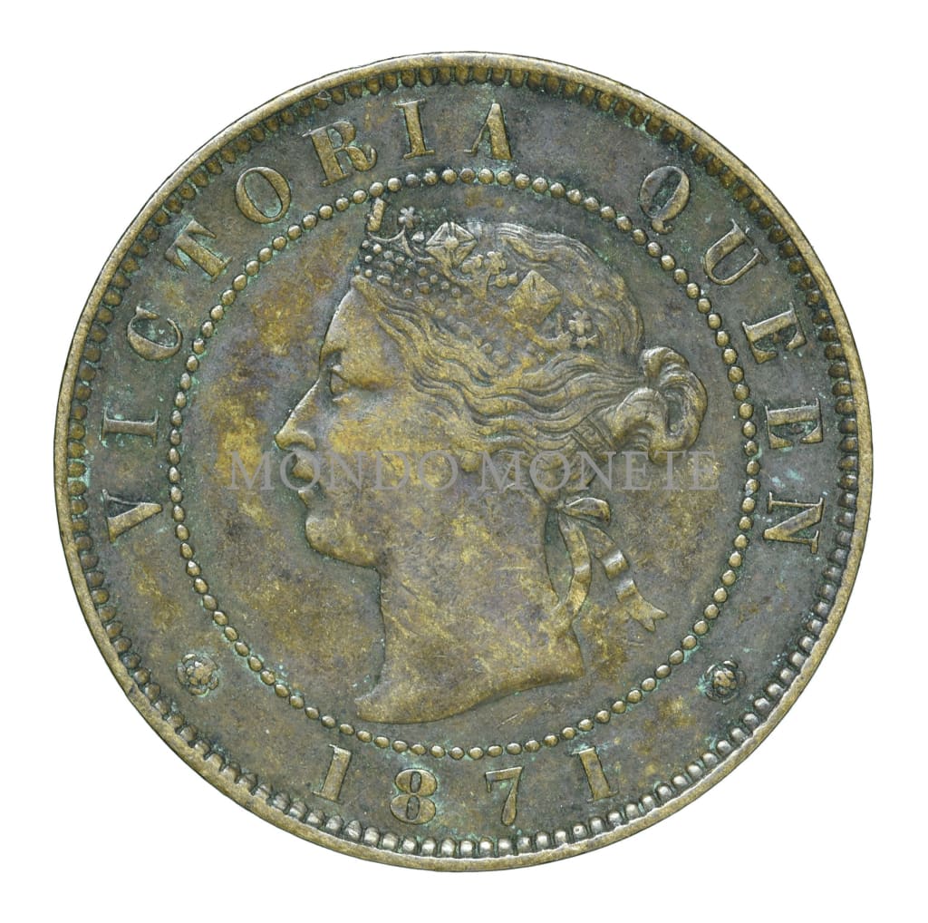 Prince Edward Island One Cent 1871 Monete Da Collezione