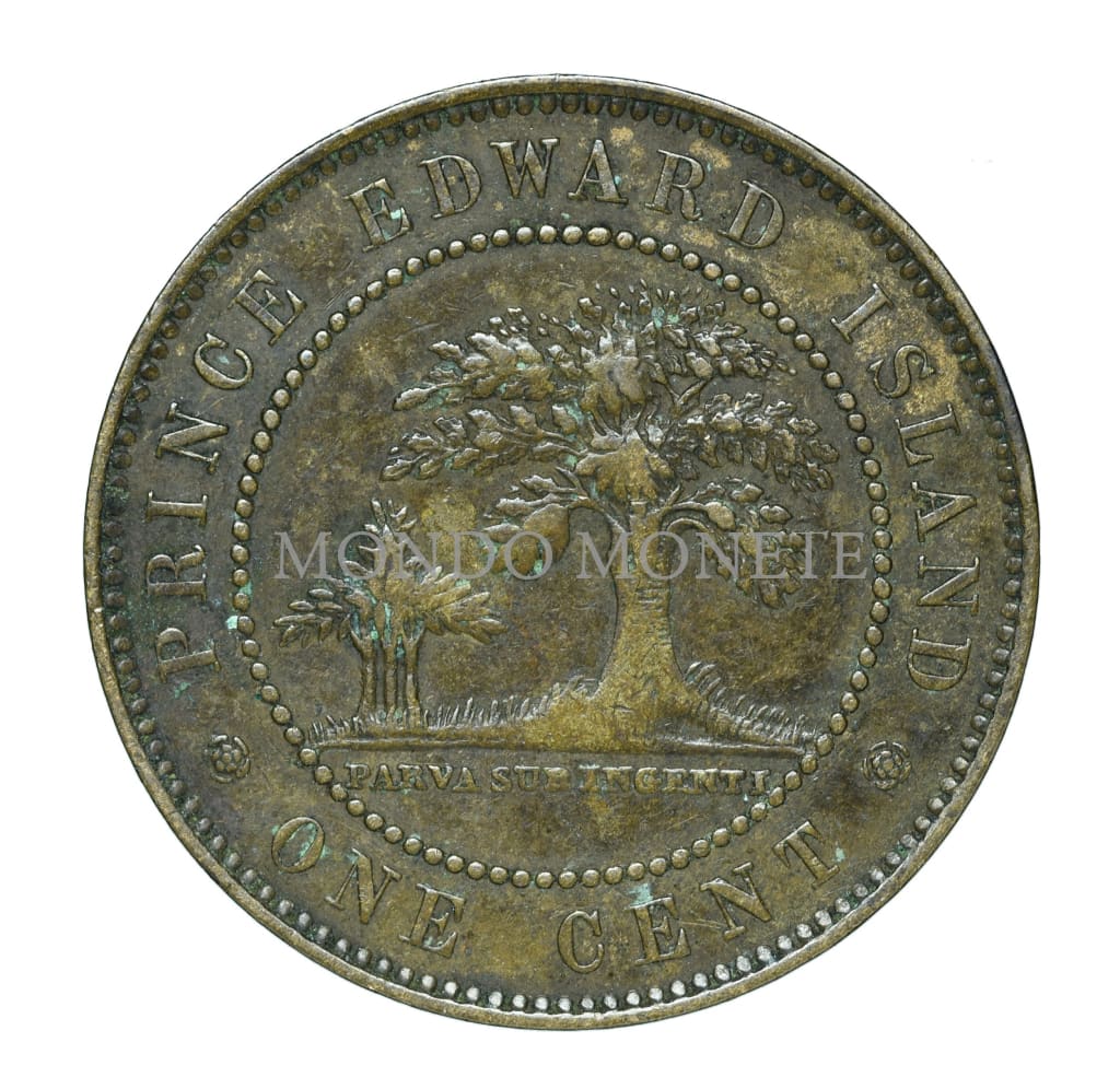 Prince Edward Island One Cent 1871 Monete Da Collezione