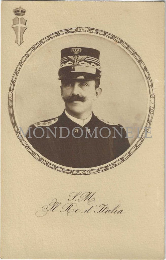 Rara Cartolina S. Me Il Re Ditalia Cartoline