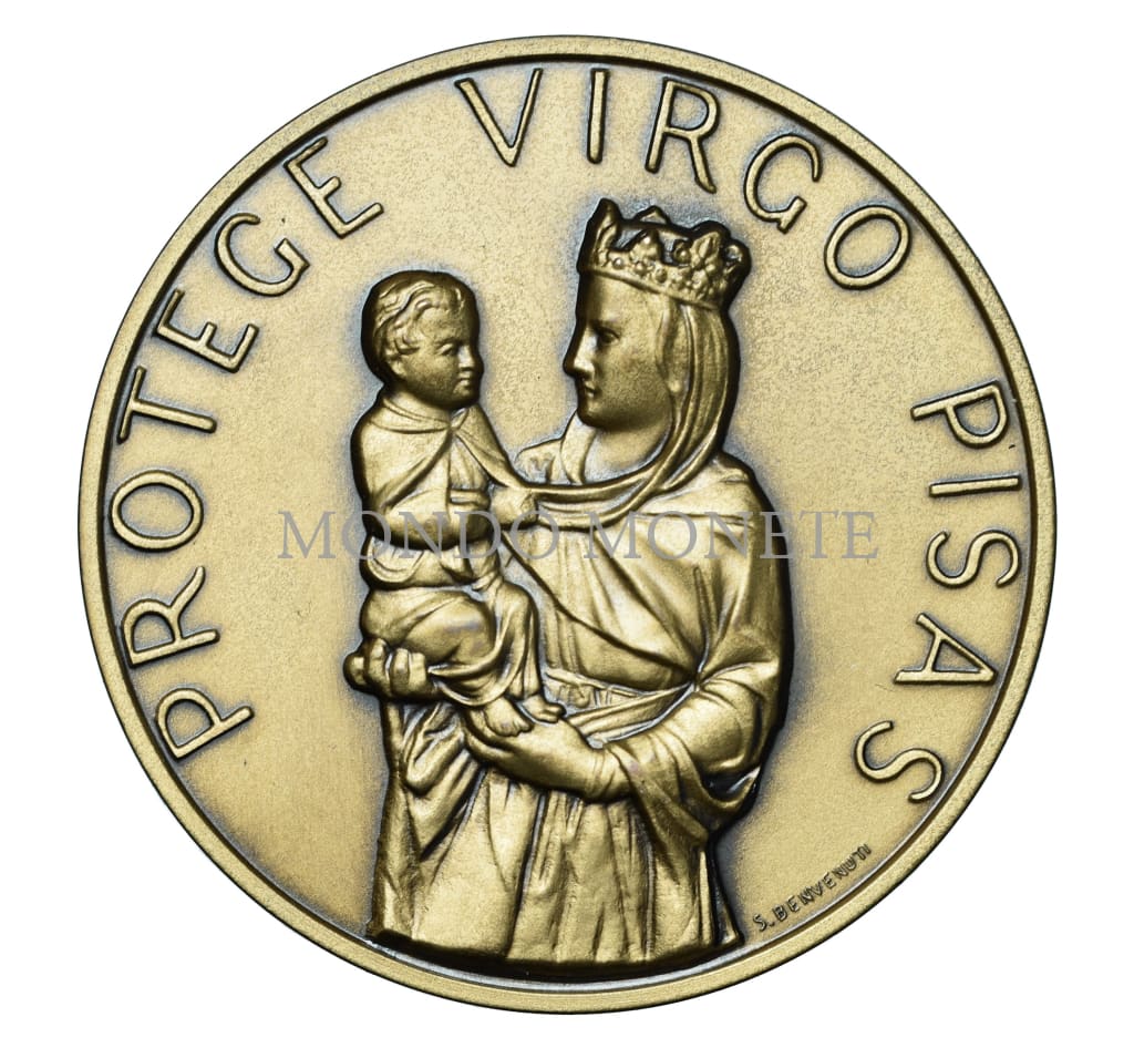Rara Protege Virgo Pisa - Opera S. Mariae Pisanae Maioris Ecclesiae Medaglie E Gettoni