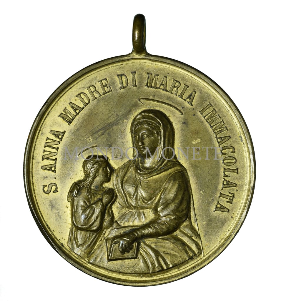 S. Anna Madre Di Maria Immacolata Medaglie E Gettoni