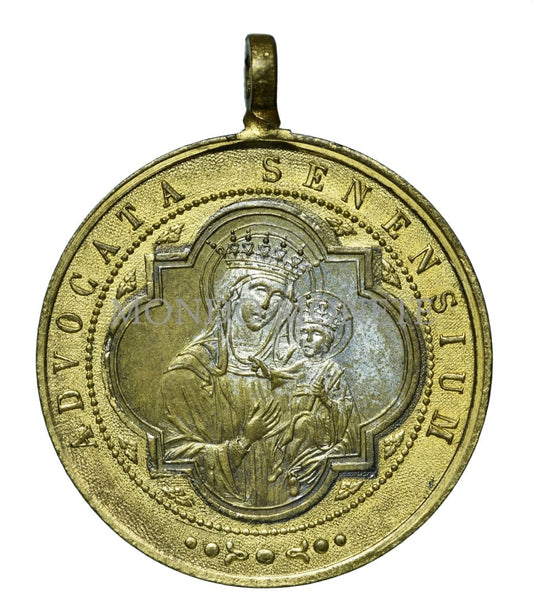 S. Caterina Da Siena - Advocata Senensium Medaglie E Gettoni