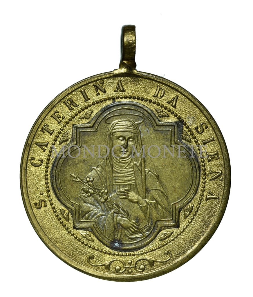 S. Caterina Da Siena - Advocata Senensium Medaglie E Gettoni