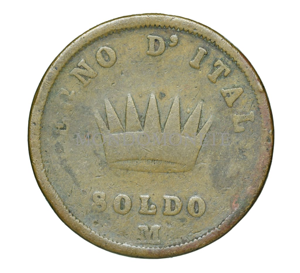 Soldo 1813 M - Napoleone I Regno D’italia Monete Da Collezione