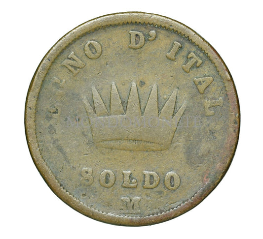 Soldo 1813 M - Napoleone I Regno D’italia Monete Da Collezione