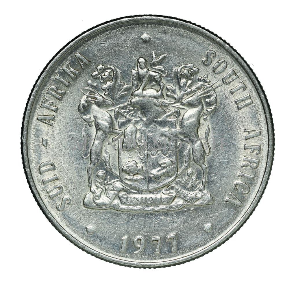 South Africa 1 Rand 1977 Monete Da Collezione