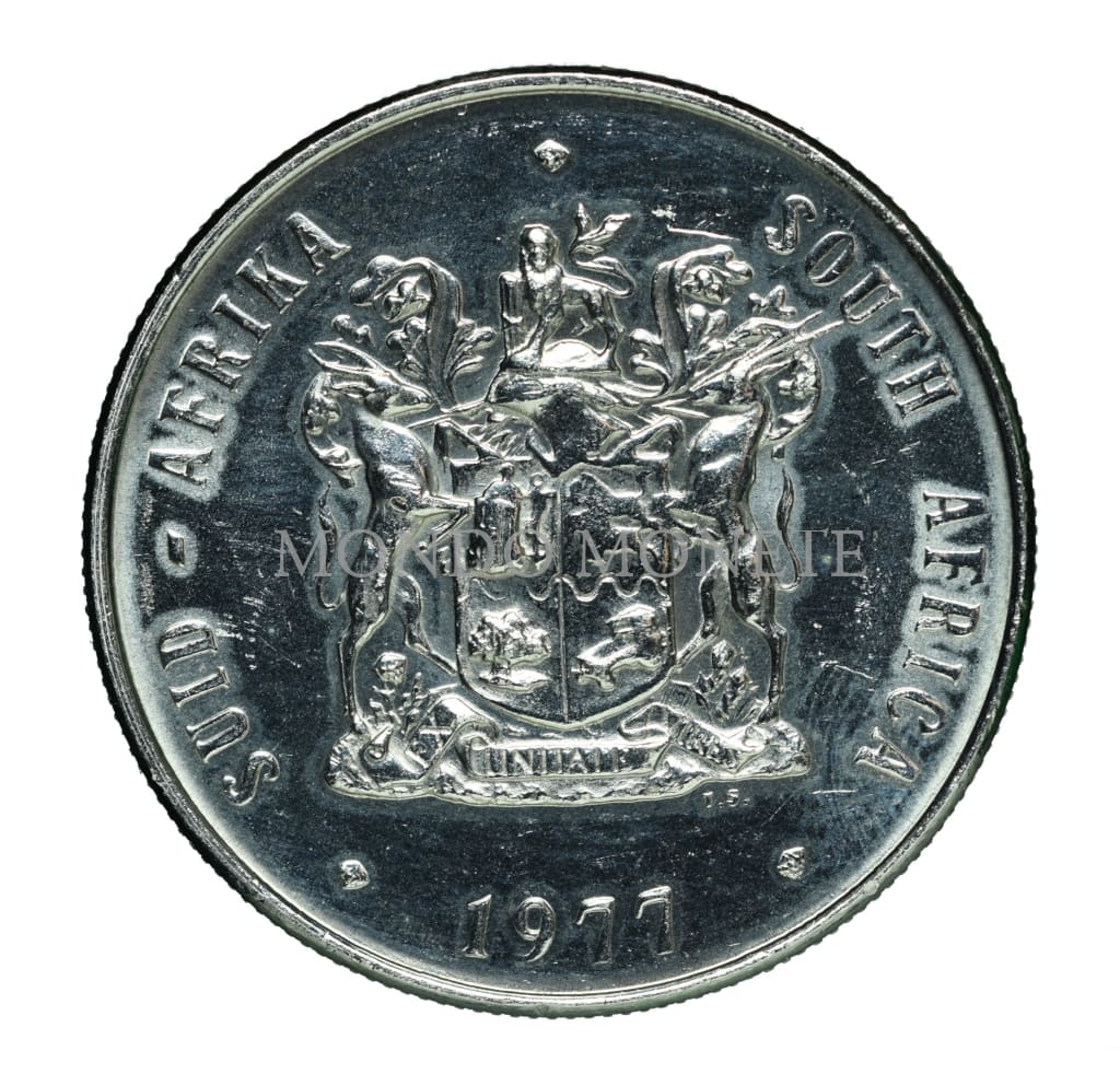 South Africa 1 Rand 1977 Monete Da Collezione