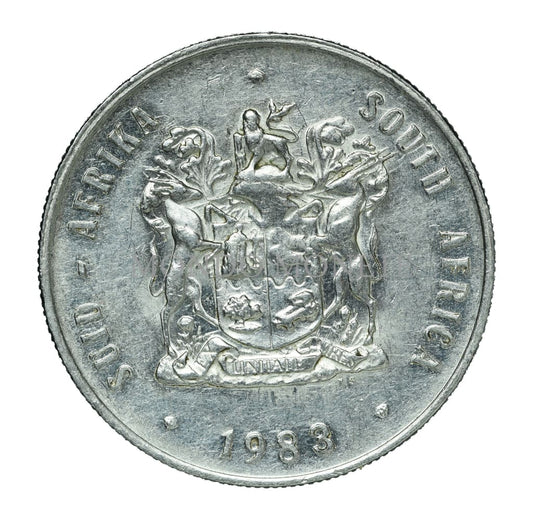 South Africa 1 Rand 1983 Monete Da Collezione