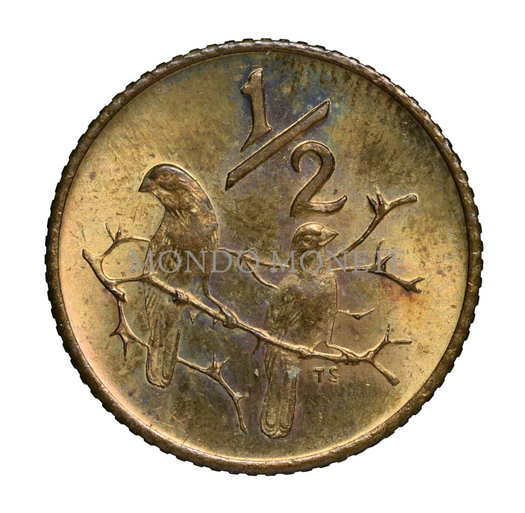 South Africa 1/2 Cent 1970 Monete Da Collezione