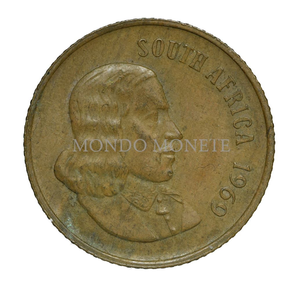 South Africa 2 Cents 1969 Monete Da Collezione