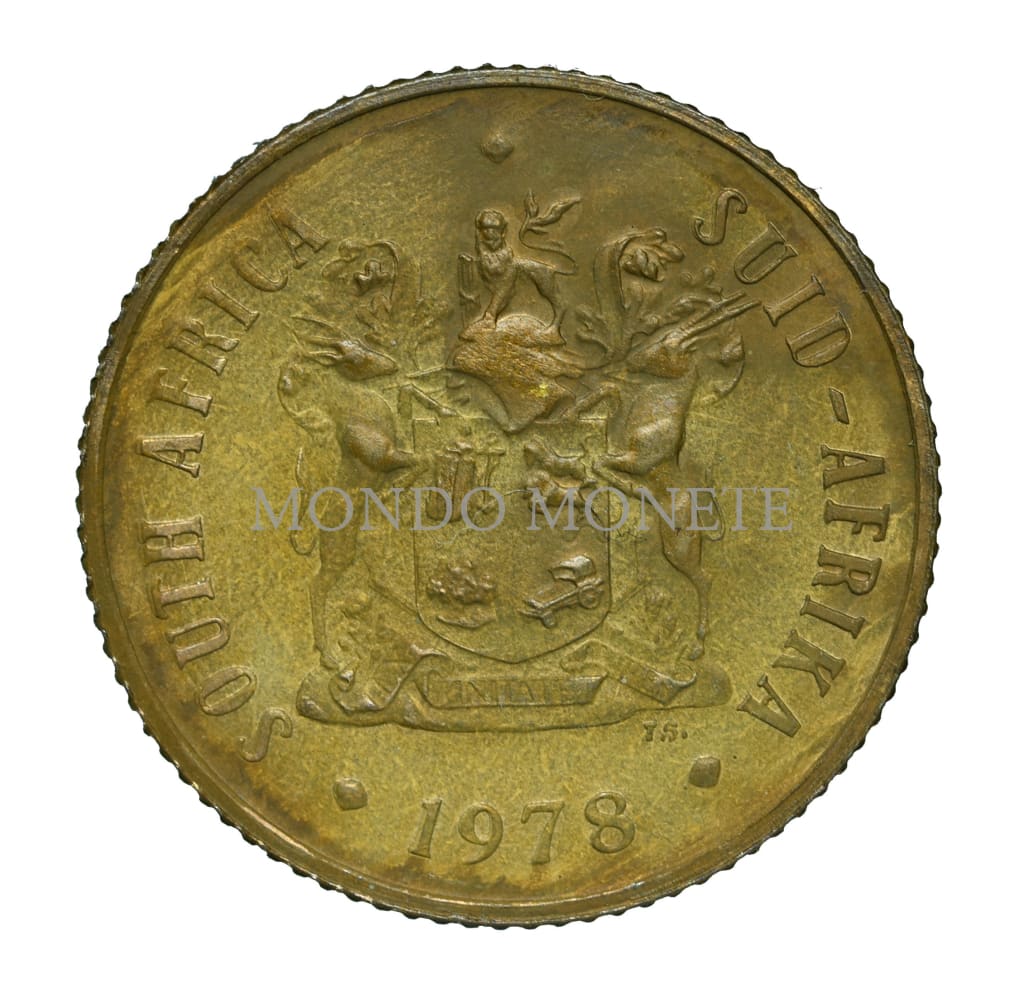 South Africa 2 Cents 1978 Monete Da Collezione