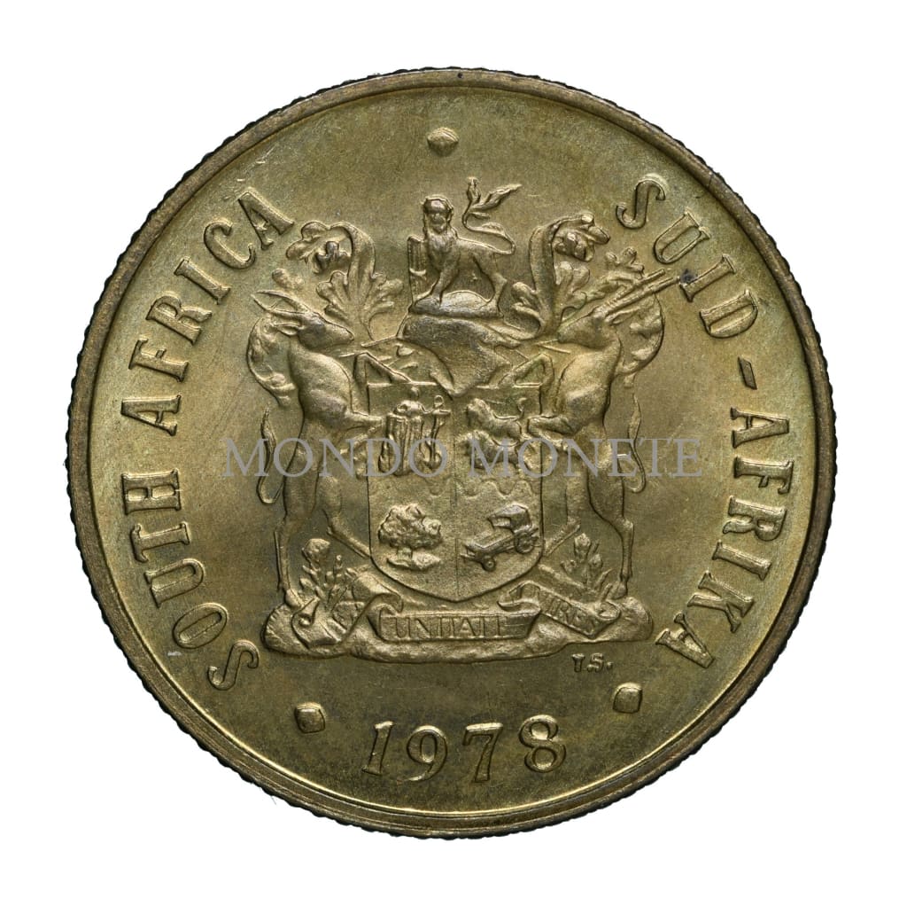 South Africa 2 Cents 1978 Monete Da Collezione