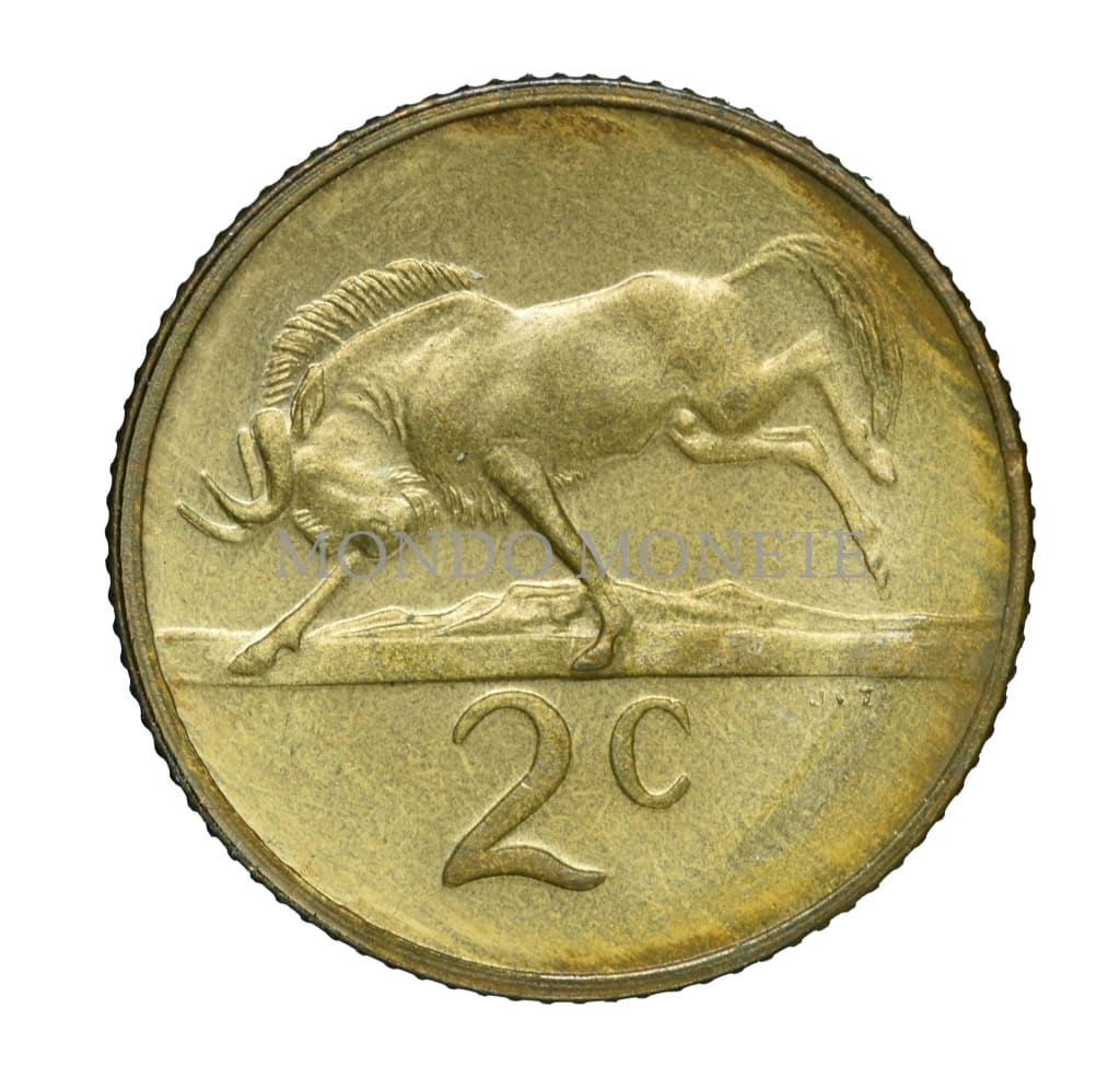 South Africa 2 Cents 1978 Monete Da Collezione