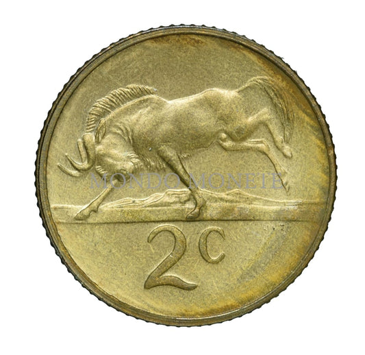 South Africa 2 Cents 1978 Monete Da Collezione