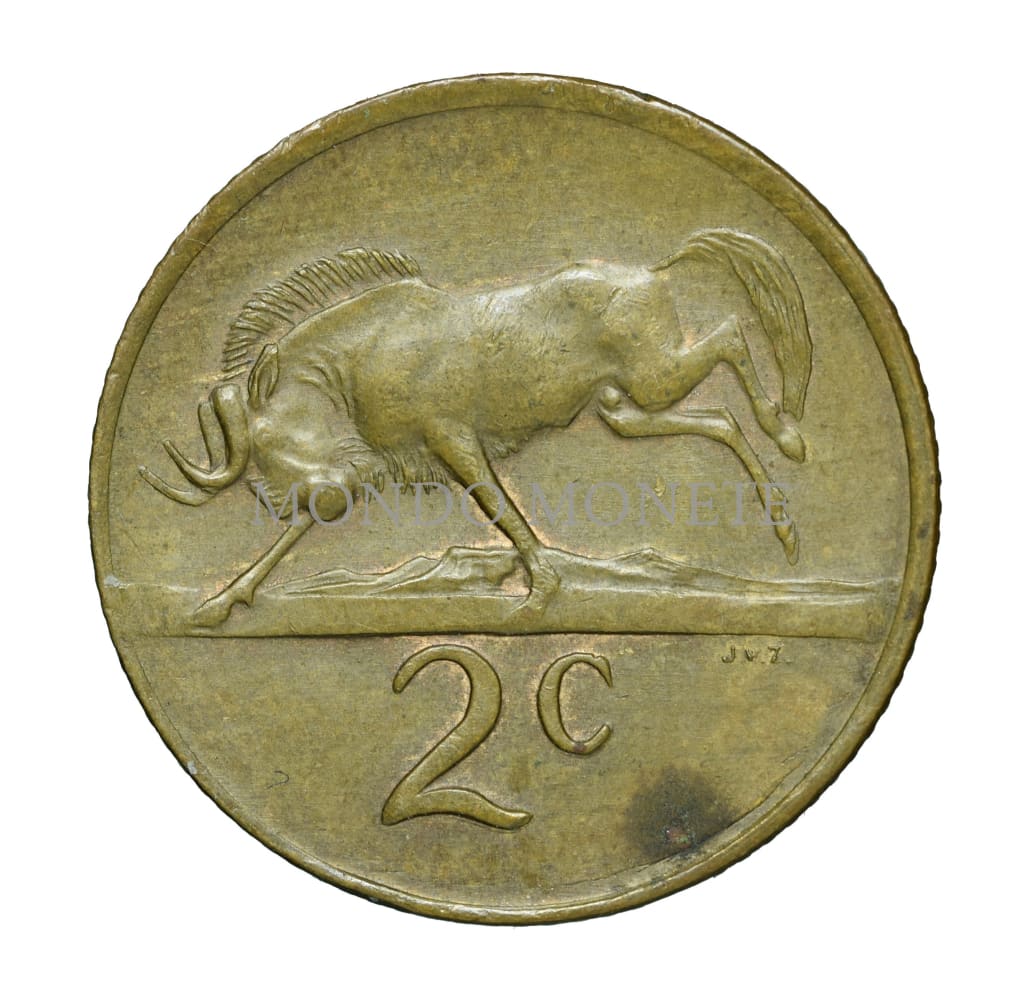 South Africa 2 Cents 1979 Monete Da Collezione