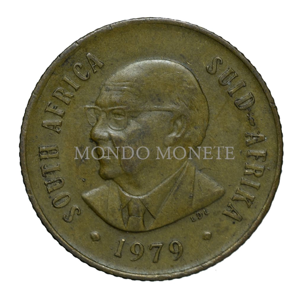 South Africa 2 Cents 1979 Monete Da Collezione