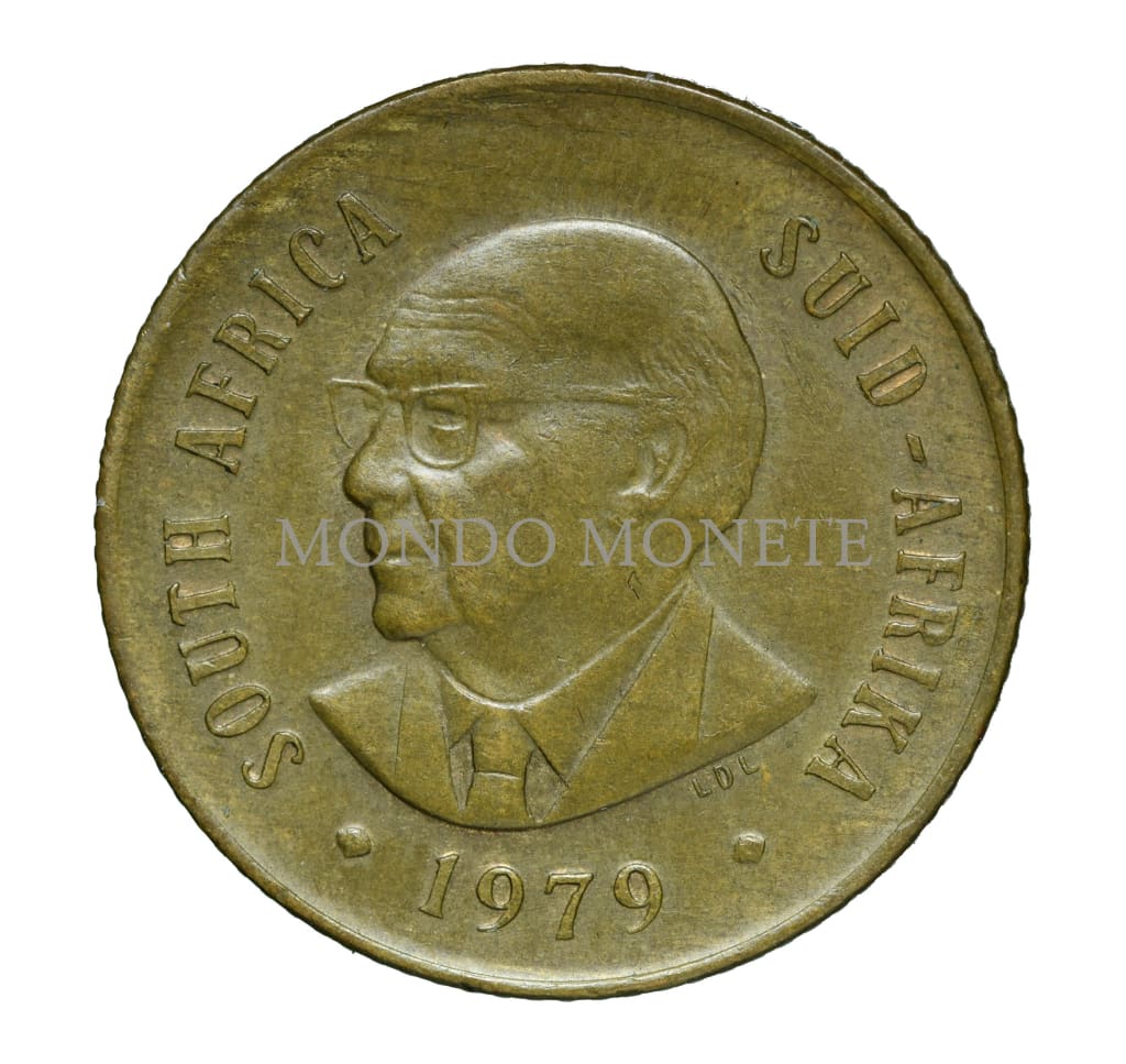 South Africa 2 Cents 1979 Monete Da Collezione