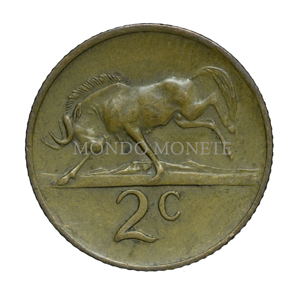 South Africa 2 Cents 1979 Monete Da Collezione