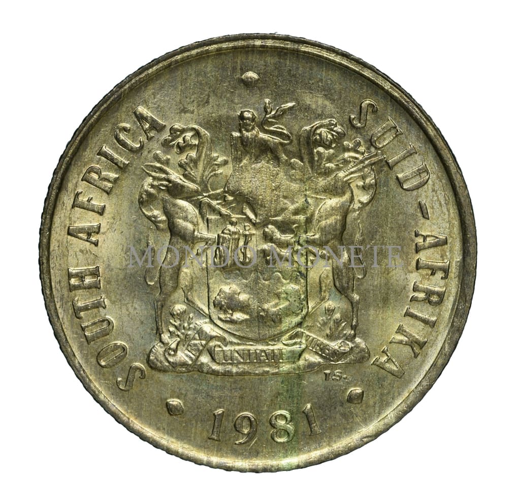 South Africa 2 Cents 1981 Monete Da Collezione