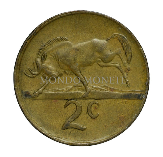 South Africa 2 Cents 1982 Monete Da Collezione