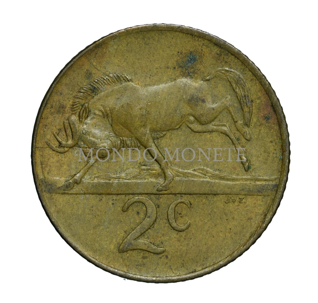 South Africa 2 Cents 1984 Monete Da Collezione