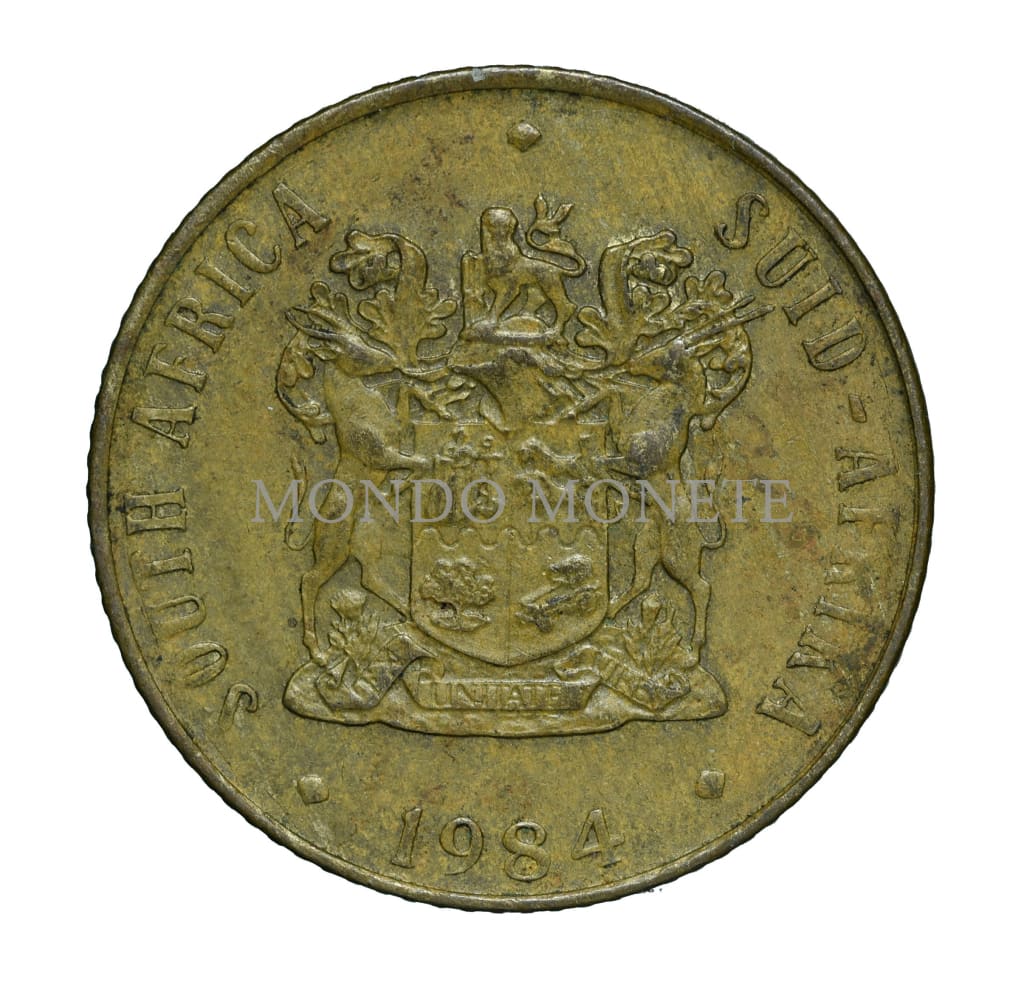 South Africa 2 Cents 1984 Monete Da Collezione