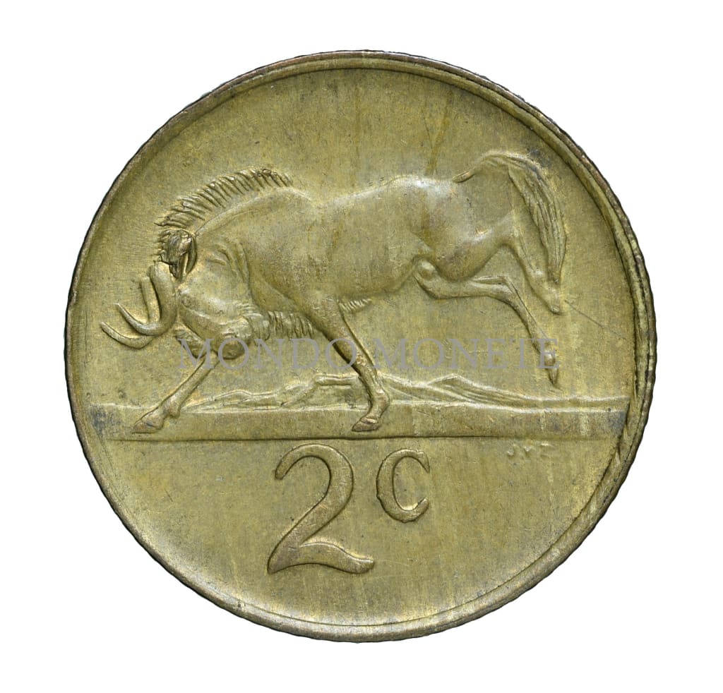 South Africa 2 Cents 1985 Monete Da Collezione