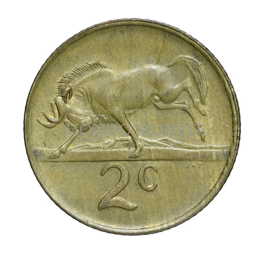 South Africa 2 Cents 1985 Monete Da Collezione