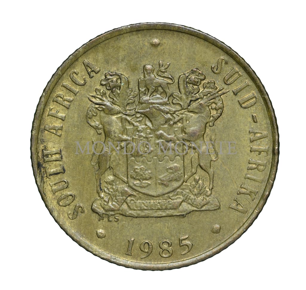 South Africa 2 Cents 1985 Monete Da Collezione