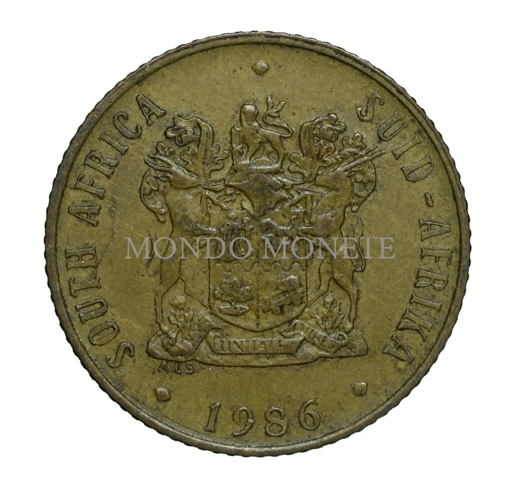 South Africa 2 Cents 1986 Monete Da Collezione