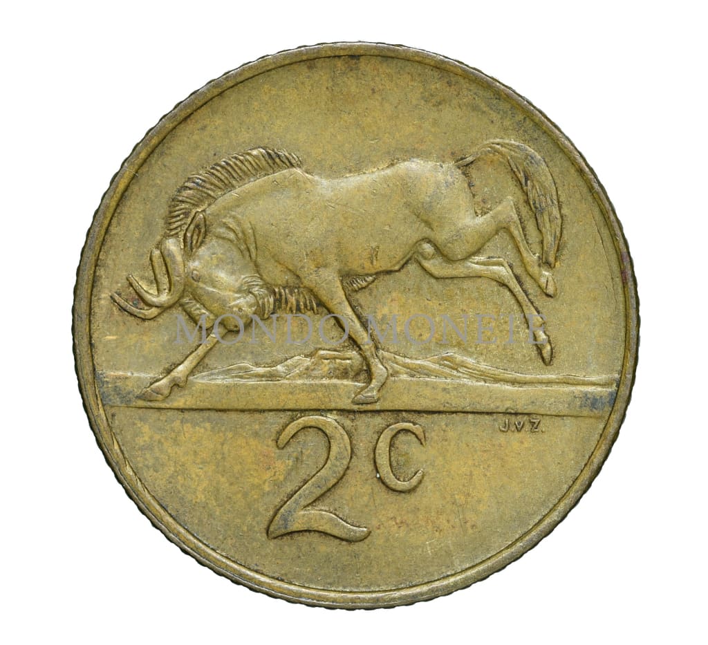 South Africa 2 Cents 1987 Monete Da Collezione