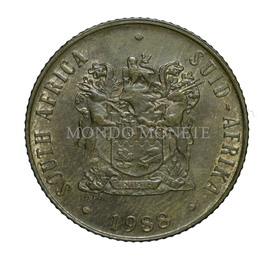 South Africa 2 Cents 1988 Monete Da Collezione