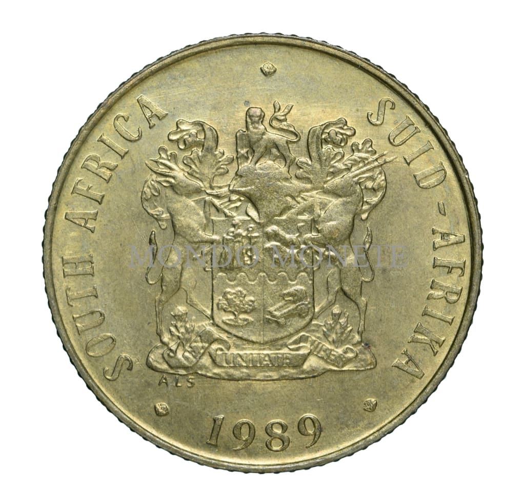 South Africa 2 Cents 1989 Monete Da Collezione