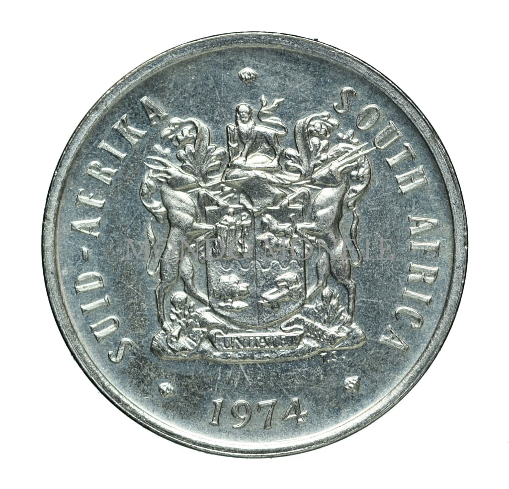 South Africa 20 Cents 1974 Monete Da Collezione