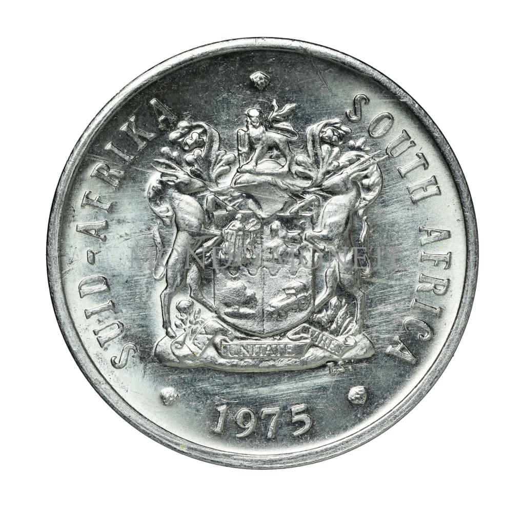 South Africa 20 Cents 1975 Monete Da Collezione