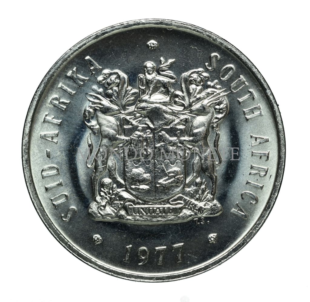 South Africa 20 Cents 1977 Monete Da Collezione