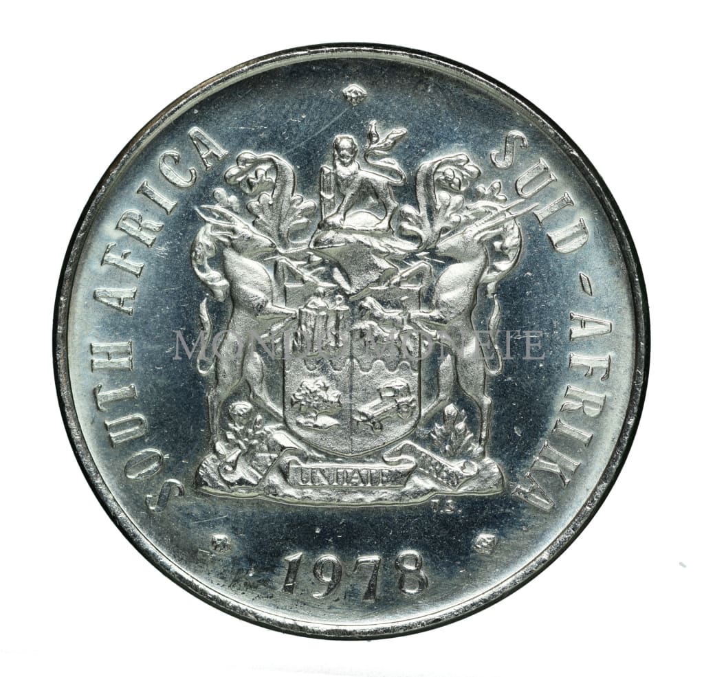 South Africa 50 Cents 1978 Monete Da Collezione