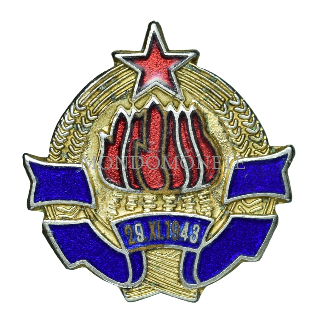 Spilla Distintivo Yugoslavia - Militare / Polizia Distintivi E Spille