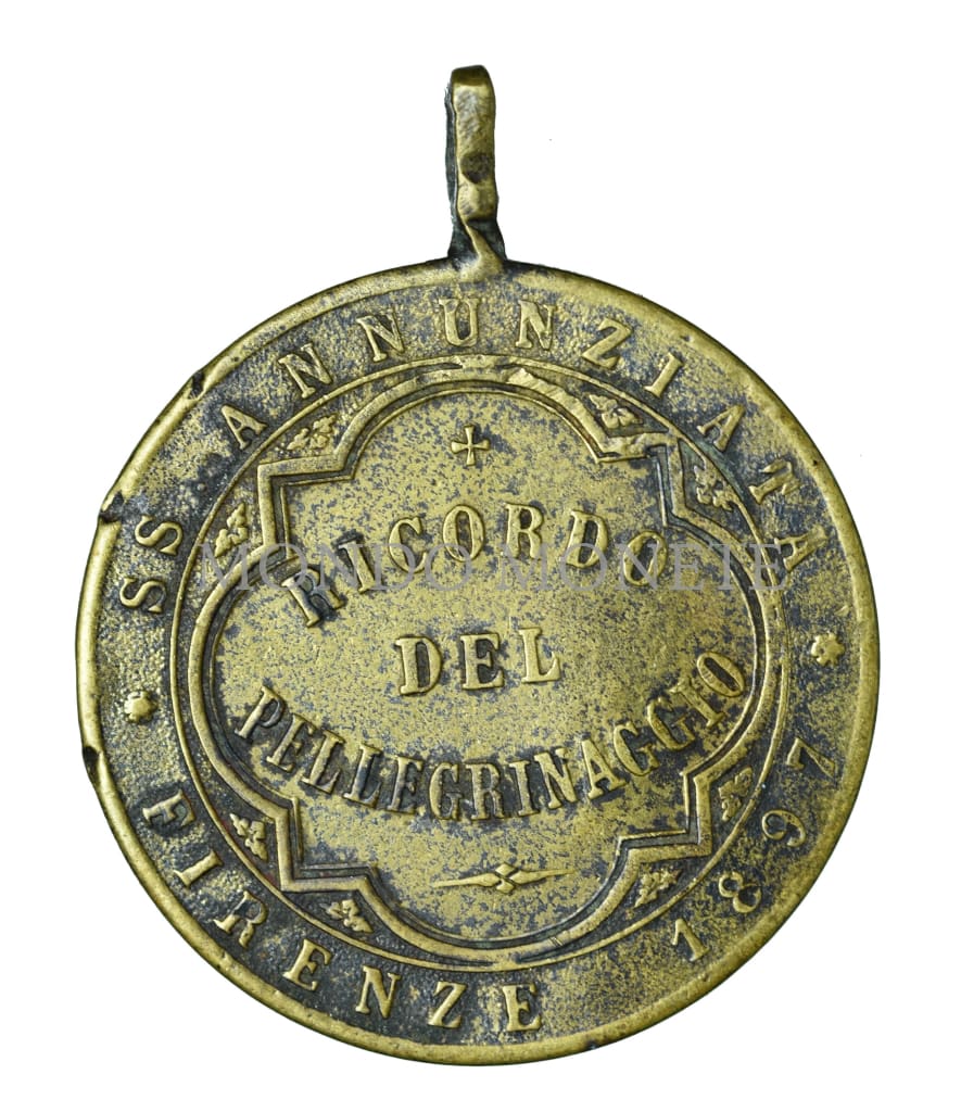 Ss. Annunziata Di Firenze Incoronata 8 Settembre 1852 Medaglie E Gettoni
