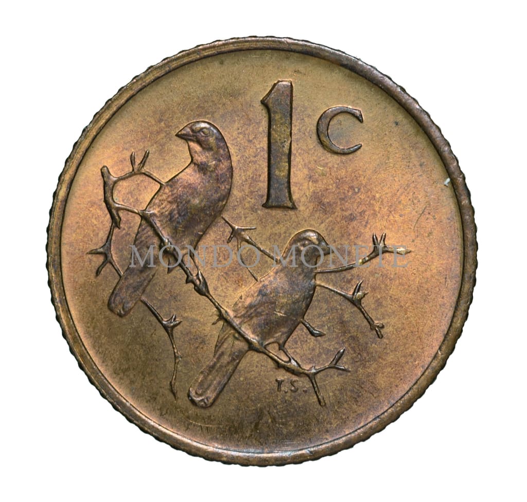 Suid Africa 1 Cent 1970 Monete Da Collezione