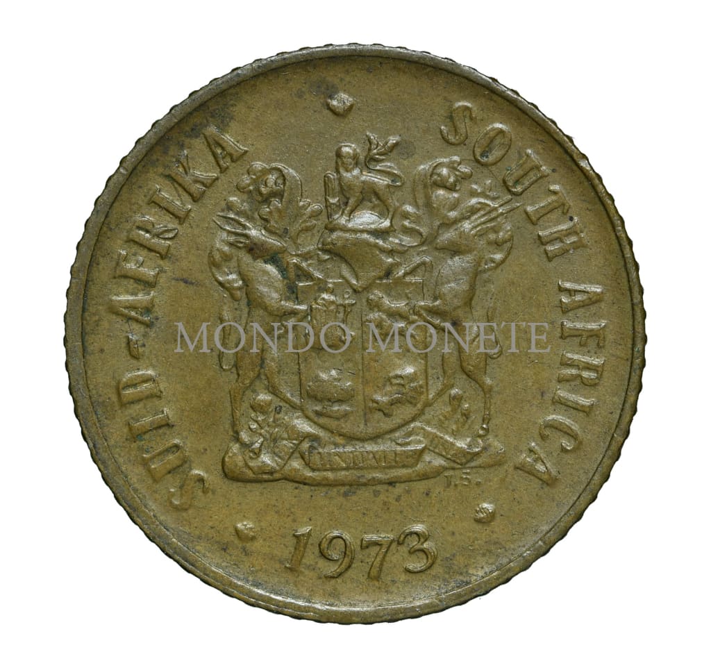 Suid Africa 1 Cent 1973 Monete Da Collezione