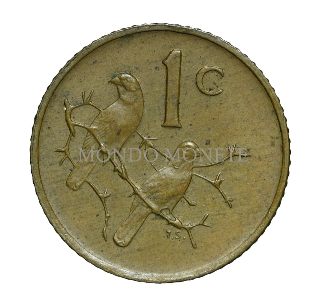 Suid Africa 1 Cent 1973 Monete Da Collezione