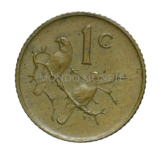 Suid Africa 1 Cent 1973 Monete Da Collezione