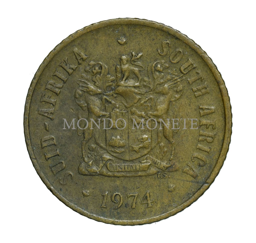 Suid Africa 1 Cent 1974 Monete Da Collezione