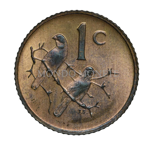 Suid Africa 1 Cent 1975 Monete Da Collezione