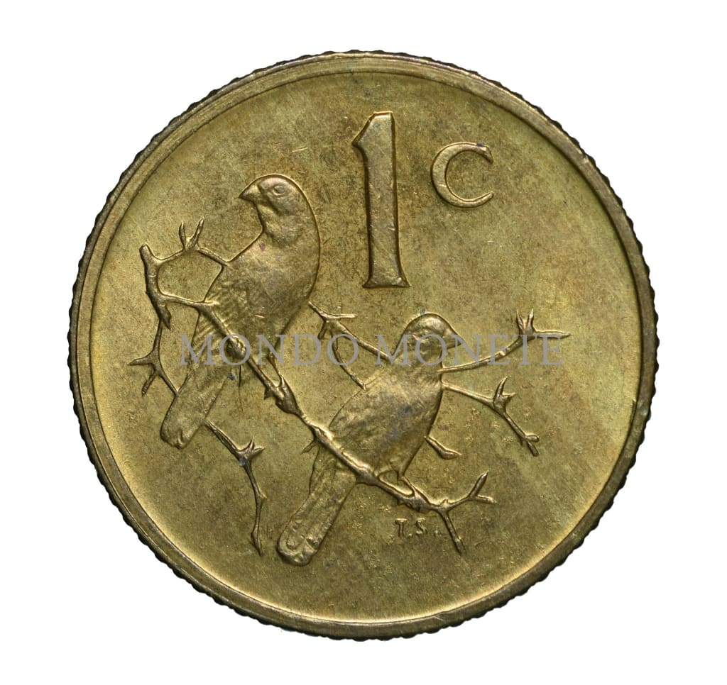 Suid Afrika 1 Cent 1980 Monete Da Collezione